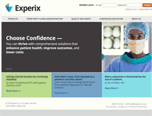 Tablet Screenshot of experixllc.com